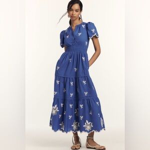 Anthropologie The Somerset Maxi Dress: Eyelet Edition